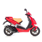 LeoVince Hand Made TT Black Edition Full Exhaust System For Piaggio NRG DD 50 LC 2005-2006