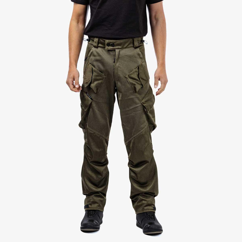 Spada Combat Air Motorcycle Trousers - Olive Green