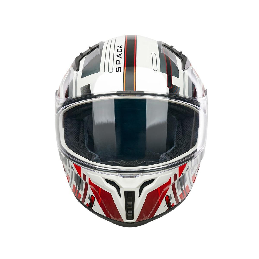 Spada Raiden 3 Cyclone Full Face Motorcycle Helmet - Red