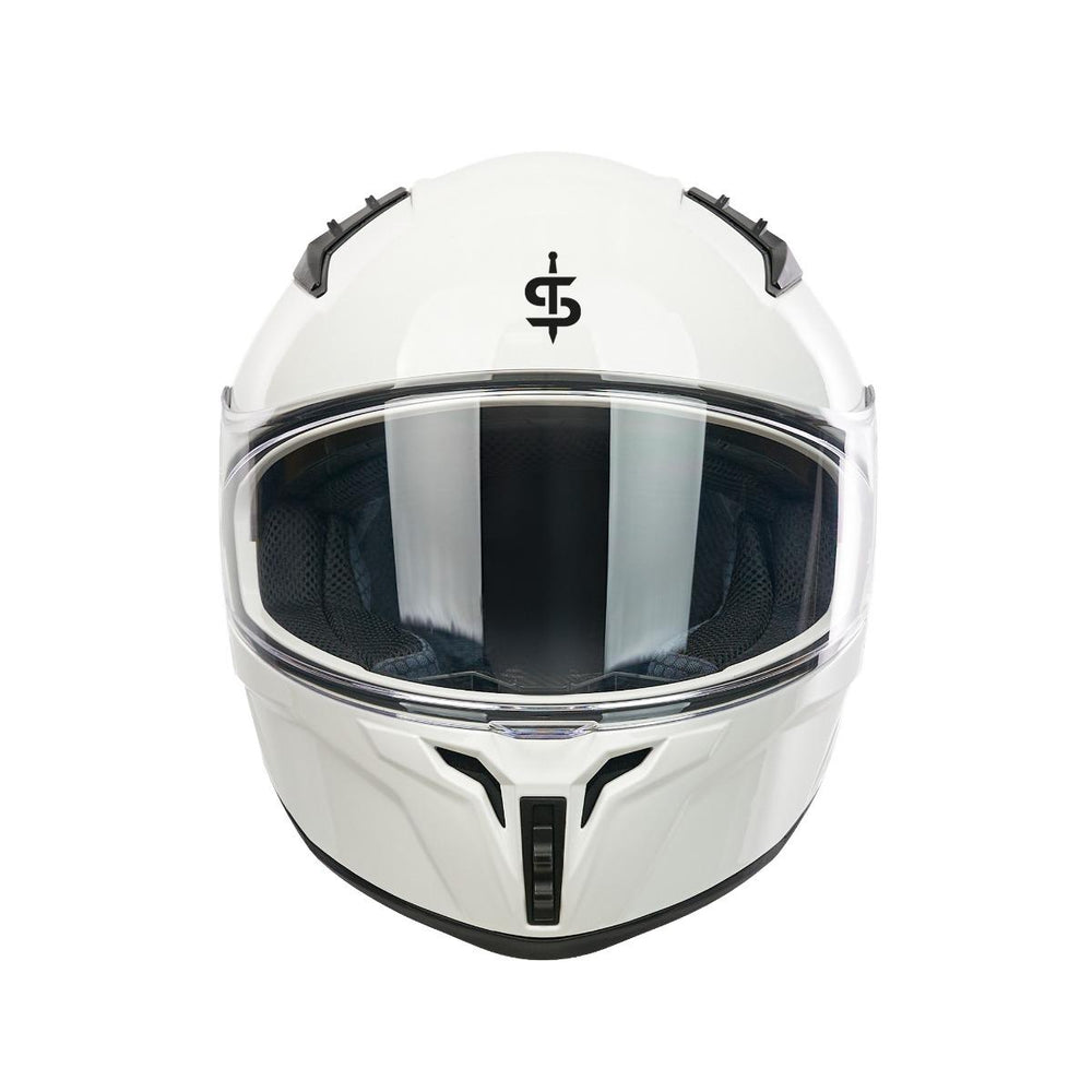 Spada Raiden 3 Full Face Motorcycle Helmet - White