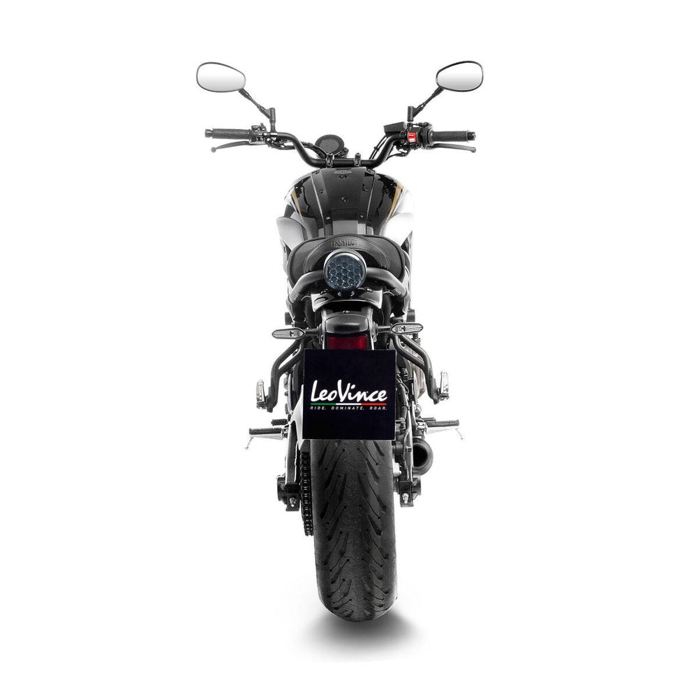 LeoVince LV-10 Full Black Full Exhaust System For Yamaha MT-07 ABS 2020-2026