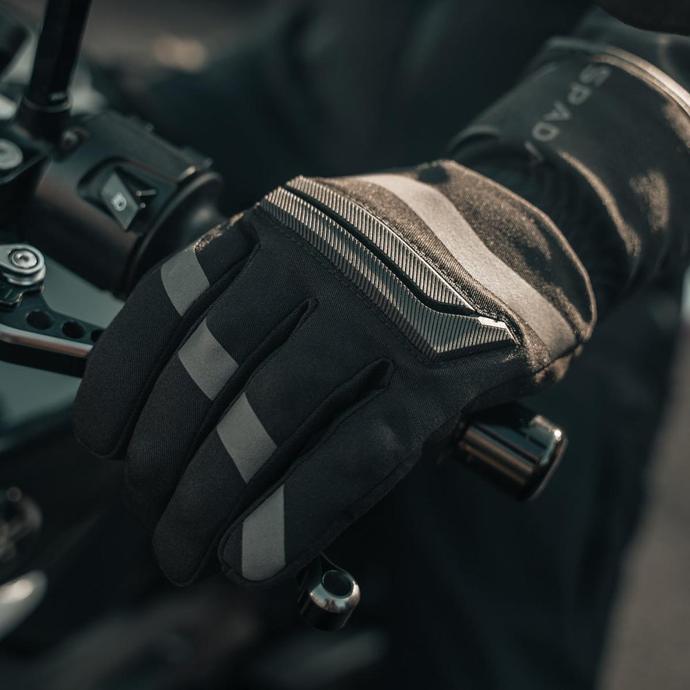 Spada Hunza Rev 2 Waterproof Motorcycle Gloves - Black