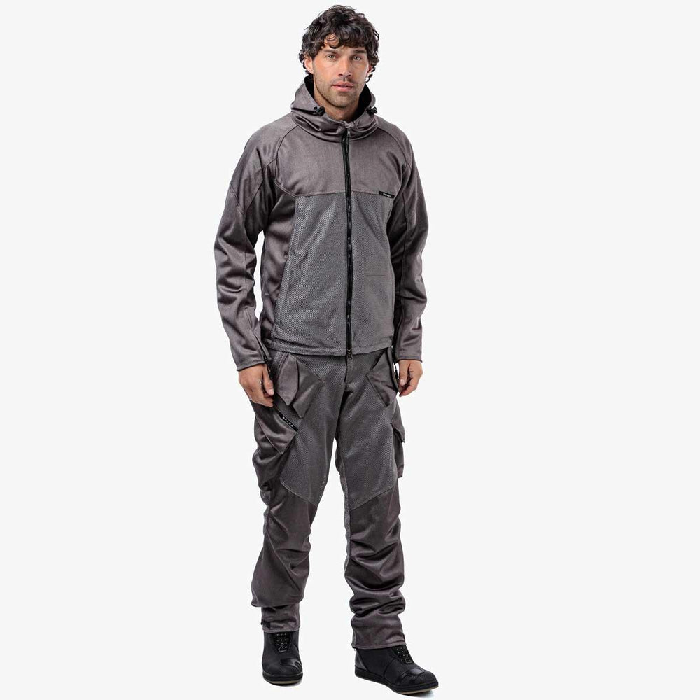 Spada Hooded Air Motorcycle Jacket - Ultimate Grey