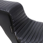 LE Pera Cherokee Seat For Harley Davidson FLSL 1750 ABS 2018-2021 Black Piping/Pleated - Black