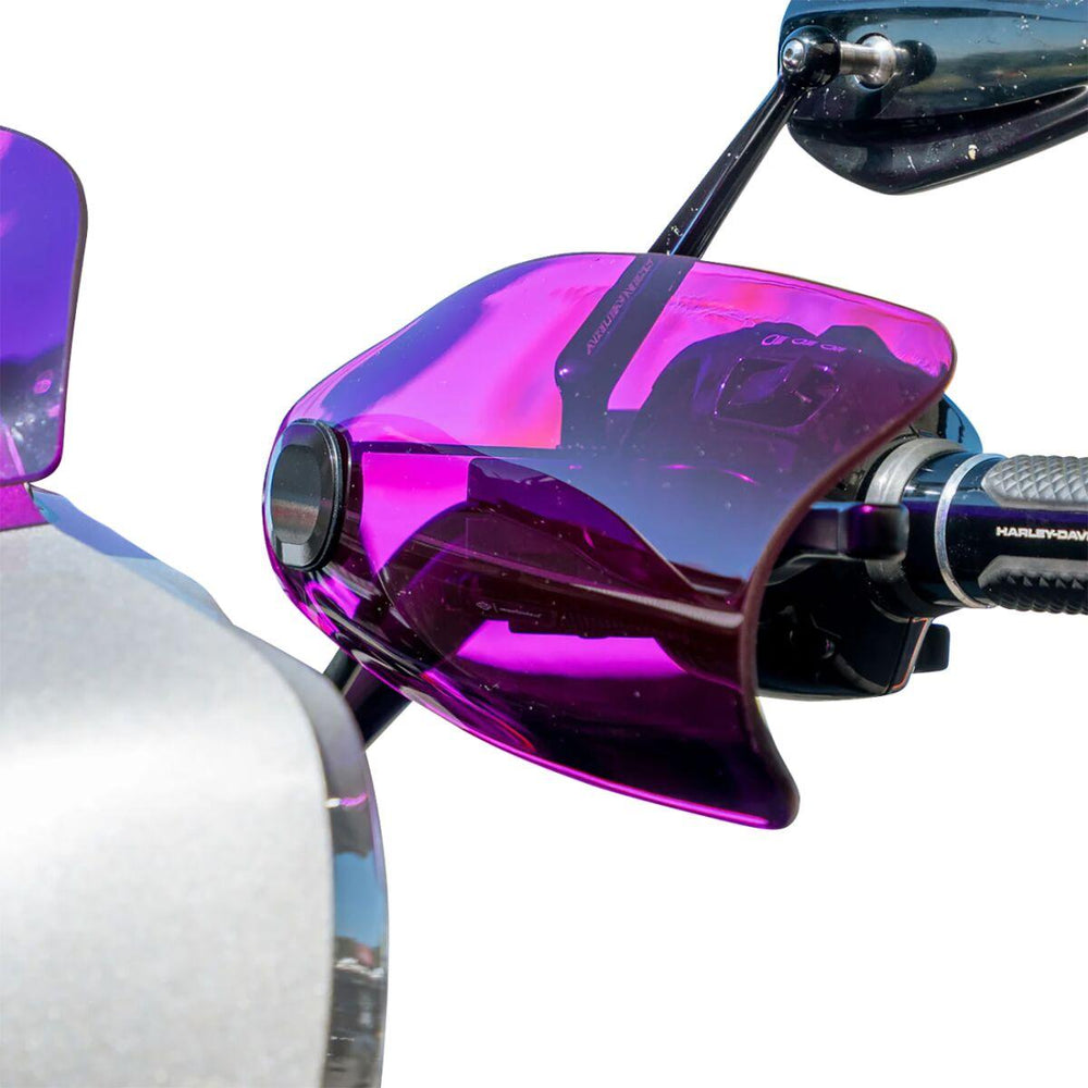 Klock Werks Flare Hand Guards For Harley Davidson FLHLT 1923 ABS 2026 - Gloss/Purple