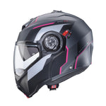Caberg Duke Evo Move Matt Gun Metal Black Fuchsia Helmet