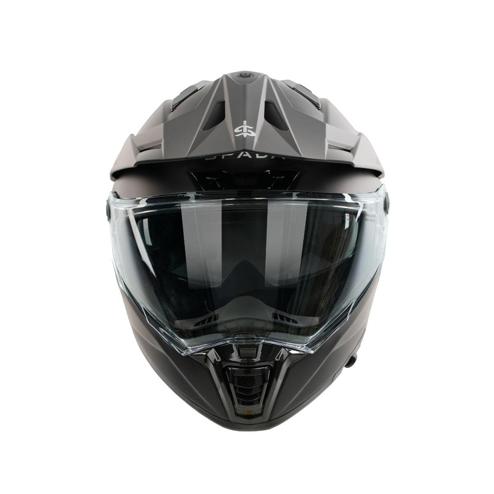 Spada Trailhawk Adventure Motorcycle Helmet - Matt Black
