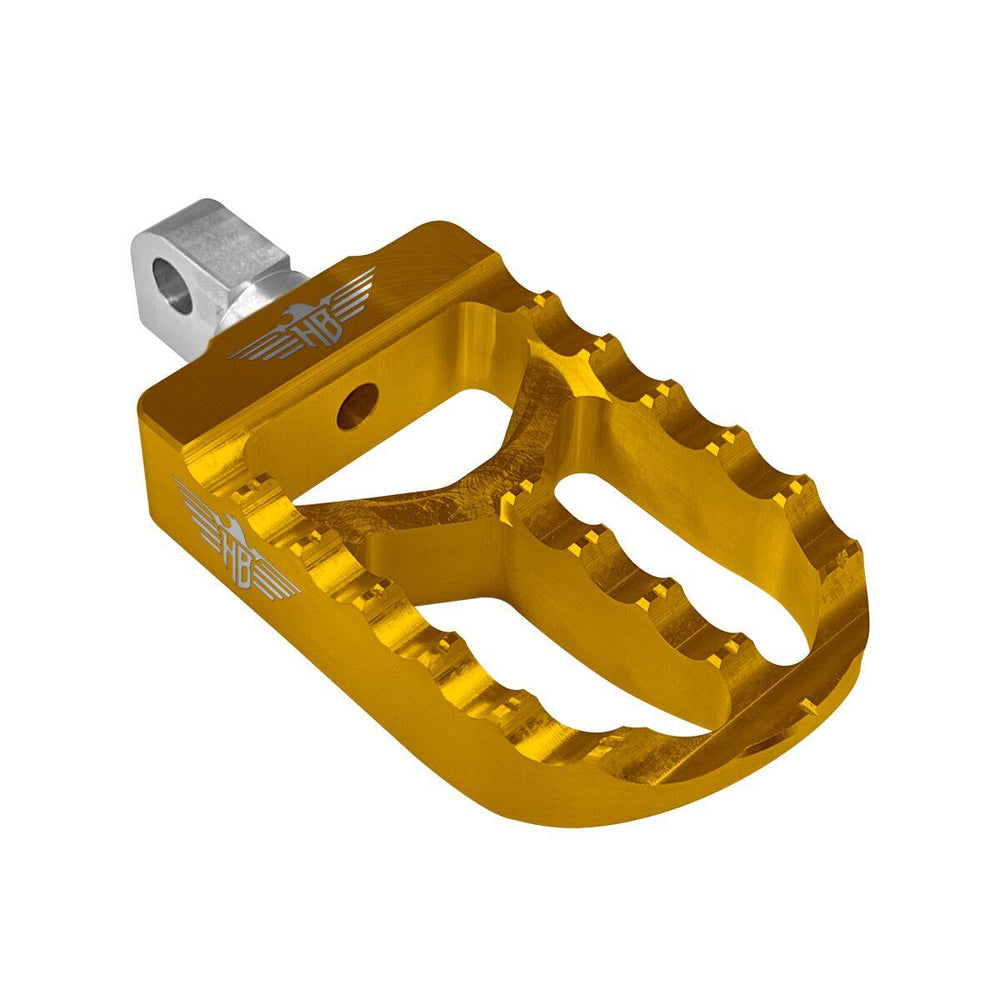 Heinz Bikes Foot Pegs For Harley Davidson FLD 1690 2012-2013 Front or Rear - Gold