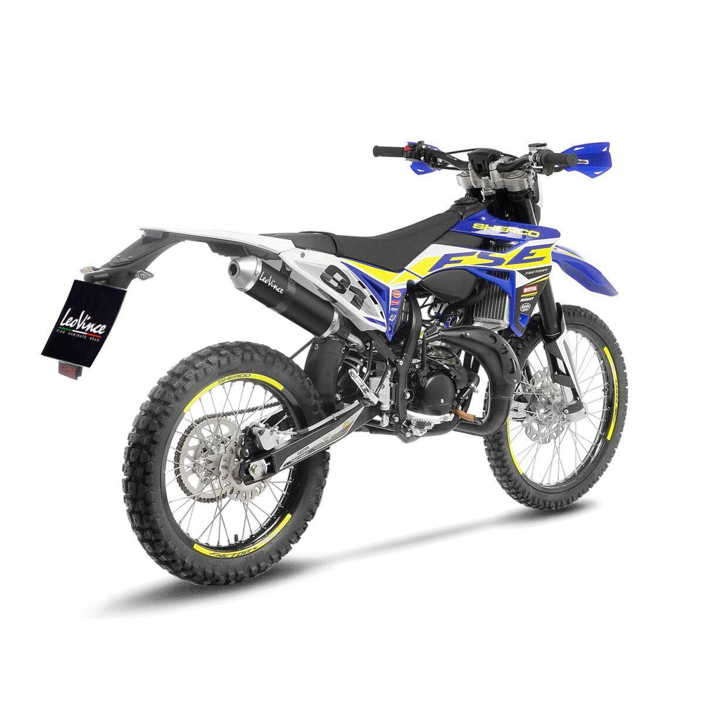 LeoVince X-Fight Black Edition Silencer For Sherco SE-R 50 2021-2024