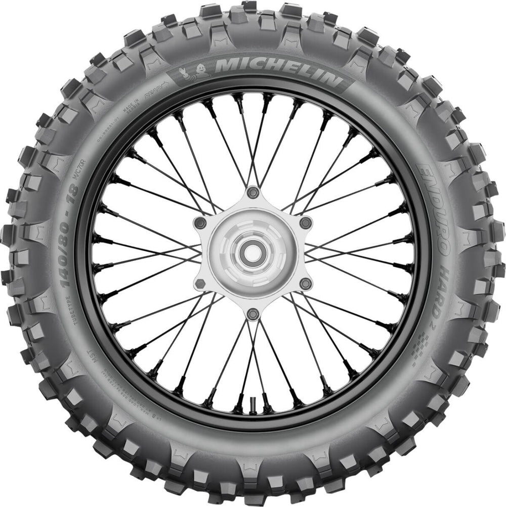 Michelin Enduro Hard 2 Rear Tyre Blackwall  70R 140 80-18"