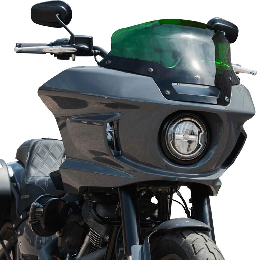 Klock Werks Kolor Flare Sport Windshield For Harley Davidson FXLRST 1923 2022-2025 15 cm (6") - Green