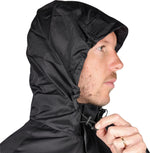Thrashin Supply Co Mission Waterproof Rain Jacket - Black Grey