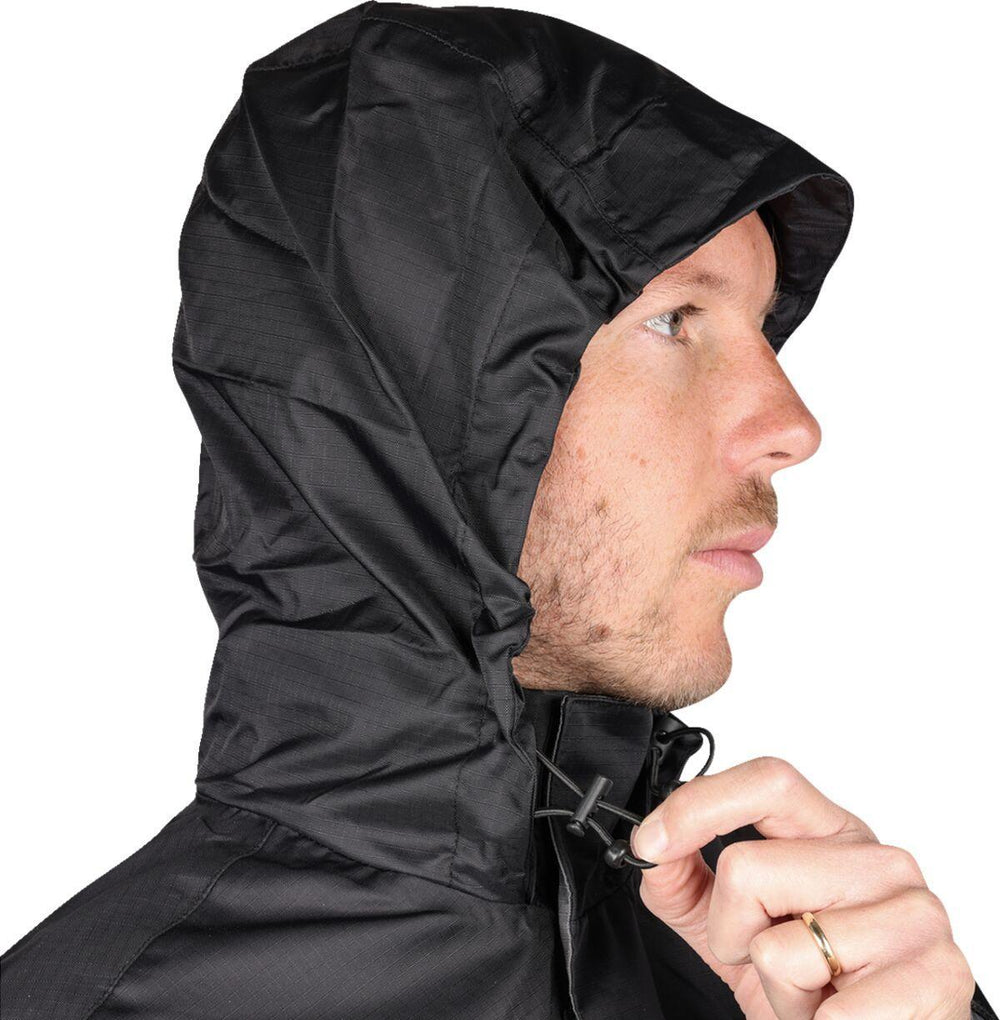 Thrashin Supply Co Mission Waterproof Rain Jacket - Black