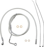 Magnum Shielding Sterling Chromite II Designer Handlebar Cable Install Kit For Harley Davidson FLHR 1750 2021-2022 38 - 43cm (15" - 17") - Chrome Clear-Coated