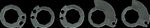 Renthal MX Original Lock-On Half Waffle Grips For Honda CRF250R 2023-2024 - White