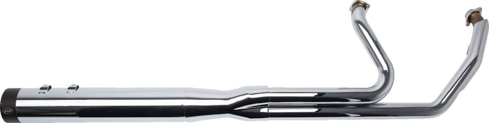 S&S Cycle 2 into 1 Sidewinder Complete Exhaust System For Harley Davidson FLH 1868 2021 - Chrome