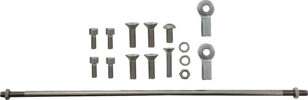 Accutronix Forward Controls & Master Cylinder For Harley Davidson FXST 1450 2000-2003 Slotted - Chrome