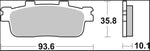 Brembo Carbon Ceramic Prime Line Brake Pads For Sym Cruisym 300 ABS 2024-2025 Fit Front Or Rear
