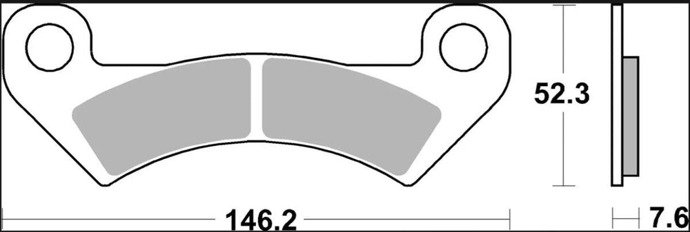 Brembo SD Prime Sintered Brake Pads For Arctic Cat Textron Wildcat 1000 EFI 4X4 2016-2018 Front