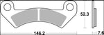 Brembo SD Prime Sintered Brake Pads For Arctic Cat Textron Wildcat 1000 EFI 4X4 2016-2018 Front