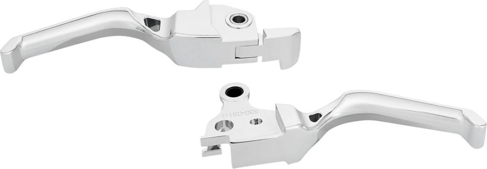 Arlen Ness Method Lever Set For Harley Davidson FLHX 1923 2024 - Chrome/Silver