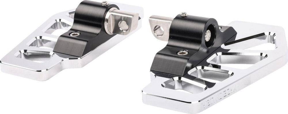 Thrashin Supply Co Apex Mini Floorboards For Harley Davidson E 1000 1936-1952 - Chrome