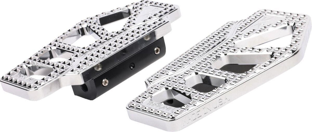 Thrashin Supply Co Apex Mini Floorboards For Harley Davidson E 1000 1936-1952 - Chrome