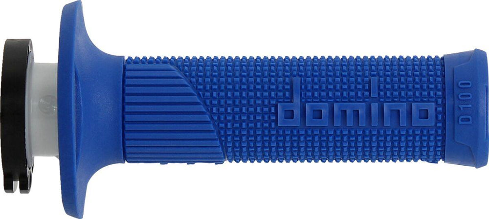 Domino D100 D-Lock Double Cable Grips - Blue