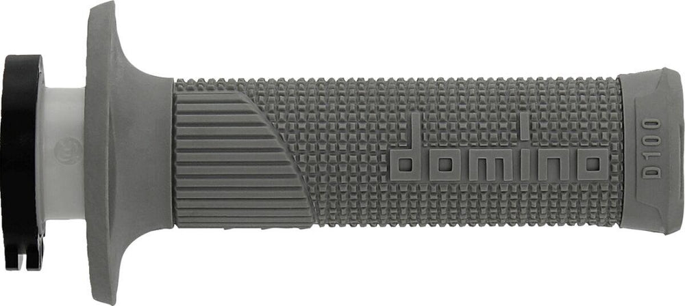 Domino D100 D-Lock Double Cable Grips - Grey