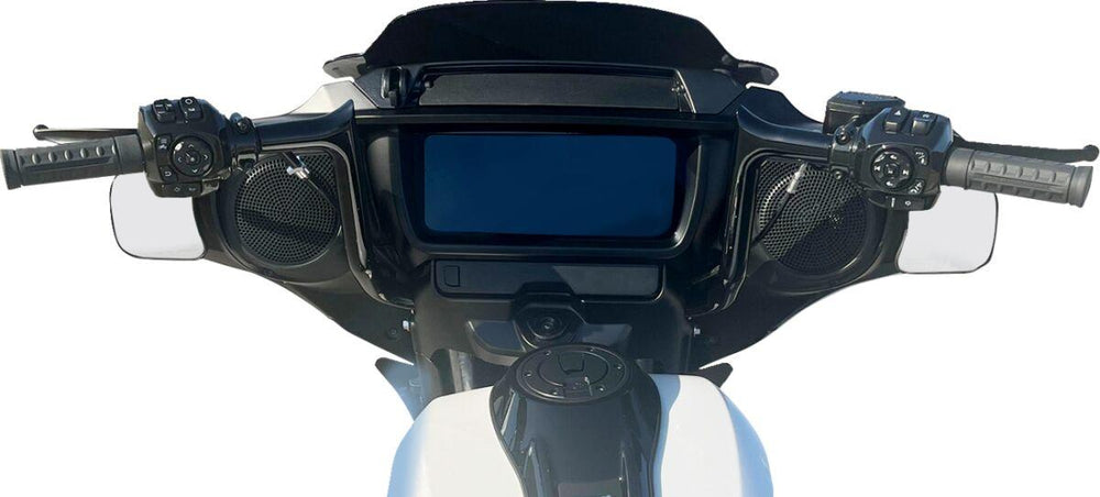Fat Baggers Inc. 1-1/4" EZ Install Pointed Top Handlebar For Harley Davidson FLHX 1923 2024-2026 30.5 cm (12") - Black