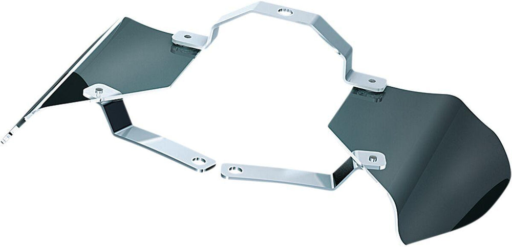 Kuryakyn Saddle Shields For Harley Davidson FLS 1690 2012 - Reflective/Smoke