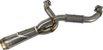 Trask 2 Into 1 Big Sexy Exhaust System For Harley Davidson FLHR 1450 1999-2003 - Raw