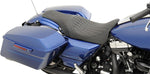 Drag Specialties Caballero 2 Up Diamond Vinyl Seat For Harley Davidson FLHR 1584 2008 - Black