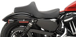 Drag Specialties Predator III Seat For Harley Davidson XL 1200 C 2004-2020 Smooth - Black