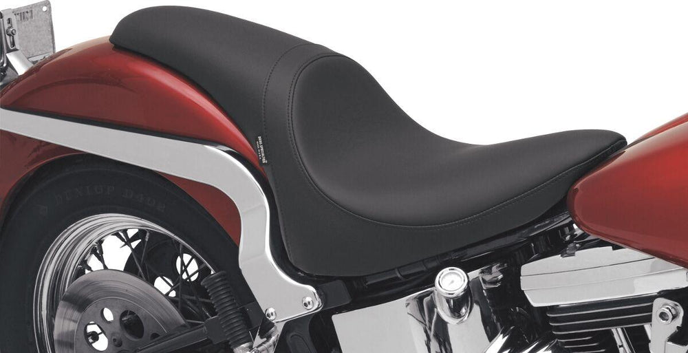 Drag Specialties Predator Smooth Seat For Harley Davidson FLST 1340 1987-1990 - Black