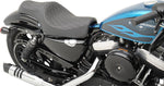Drag Specialties Caballero 2 Up Vinyl Seat For Harley Davidson XL 1200 C 2004-2020 Diamond Stitch - Black