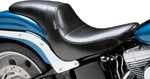 LE Pera Daytona Sport Seat For Harley Davidson FLSTF 1450 2006 Smooth - Black