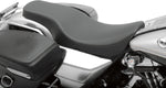 Drag Specialties Spoon-Style 2 Up Plain Seat For Harley Davidson FLHR 1340 1997-1998 - Black