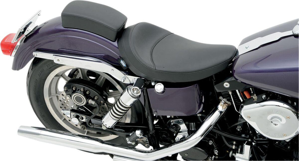 Drag Specialties Wide Solo Seat For Harley Davidson FL 1200 1958-1977 - Black