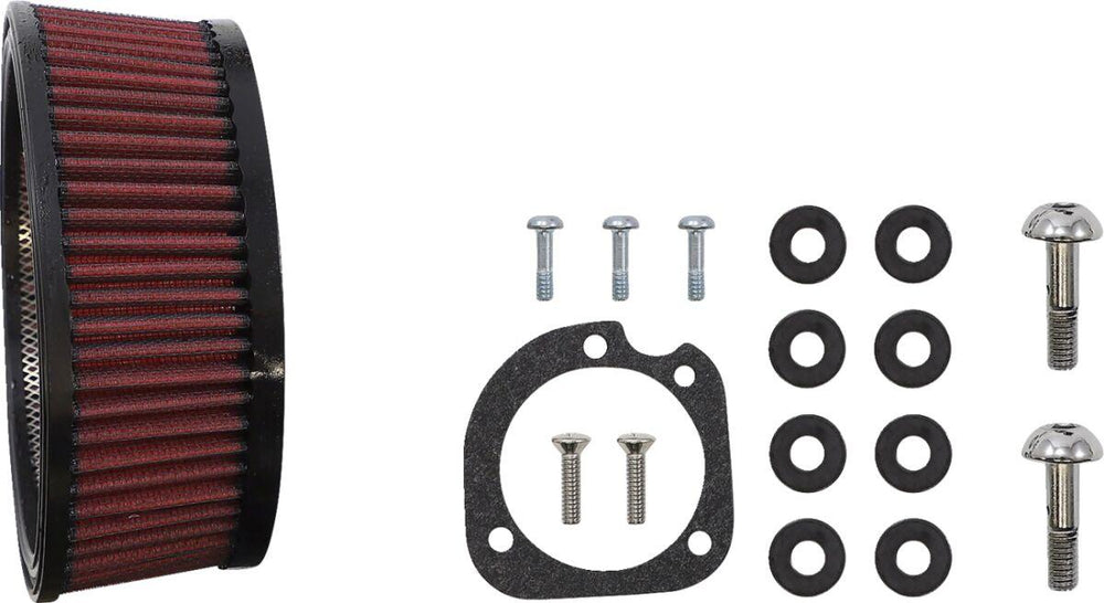 S&S Cycle Air Stinger Stealth Air Cleaner Kit For Harley Davidson FLD 1690 2012-2016 - Chrome