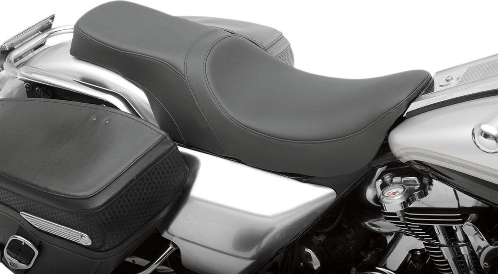 Drag Specialties Predator Smooth 2 Up Seat For Harley Davidson FLHR 1340 1997-1998 - Black