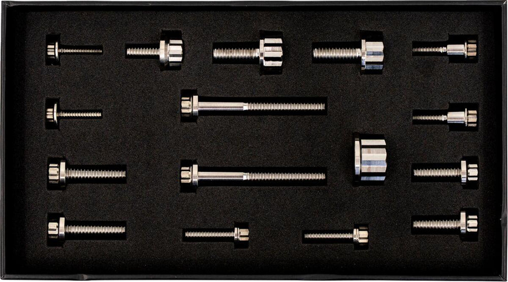 Trask Bitchin Peg Mount Bolts For Harley Davidson FLDE 1750 ABS 2018-2020 - Silver