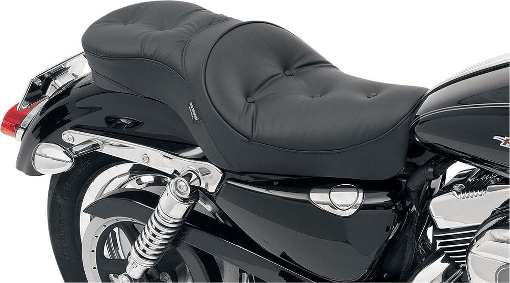 Drag Specialties Low-Profile Touring Seat For Harley Davidson XL 1200 C 2004-2020 Pillow - Black