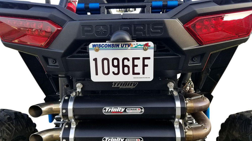Moose Racing LED License Plate Bracket For KTM EXC300 TPI 2022 Rear