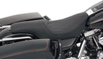 Drag Specialties Predator Mild Stitched Seat For Harley Davidson FLHR 1340 1997-1998 - Black