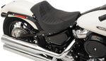 Drag Specialties EZ-On Solo Seat For Harley Davidson FLDE 1750 2018-2020 Scorpion Stitched - Black