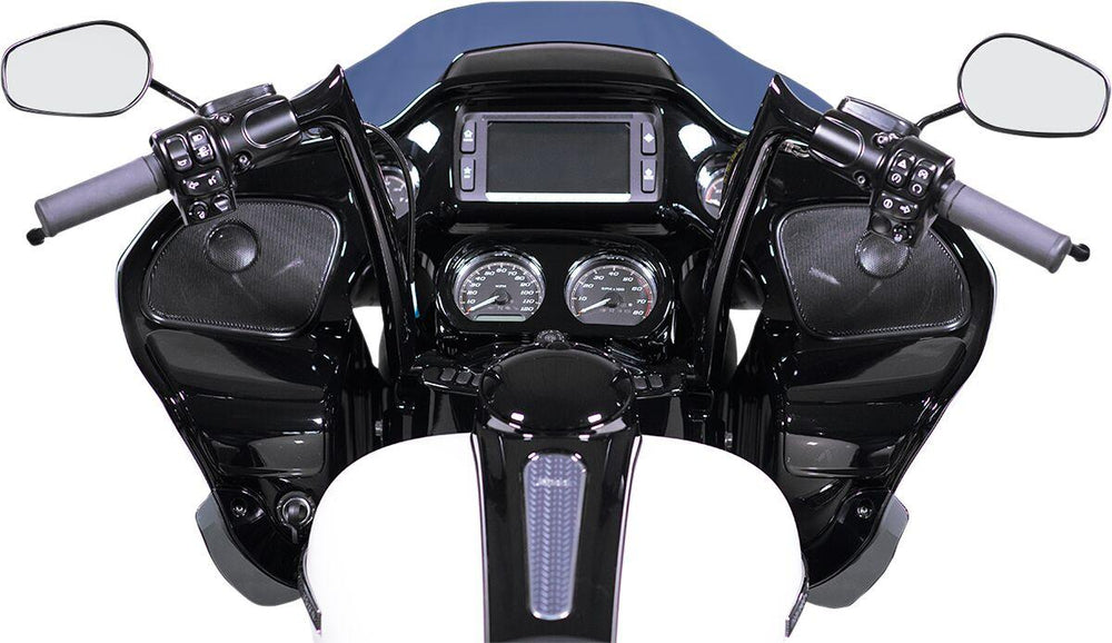 Fat Baggers Inc. 1-1 4" EZ Install Pointed Top Handlebar For Harley Davidson FLTRK 1868 2021-2022 30.5 cm (12") - Black