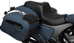 Drag Specialties Predator III Double Diamond Seat For Indian Challenger 108 ABS 2020-2025 - Black