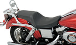 Drag Specialties Predator 2 Up Seat For Harley Davidson FXD 1340 1996-1998 - Black