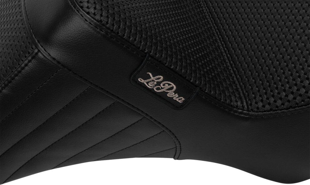 LE Pera Tailwhip Daddy Long Legs Seat For Harley Davidson FLHX 1750 ABS 2023 Basketweave - Black
